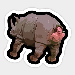 Ace Rhino Fan Art Sticker